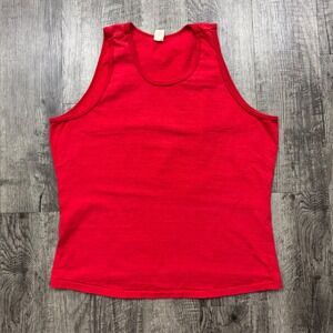 Vintage 60s Southern Athletic Tank Top USA Red